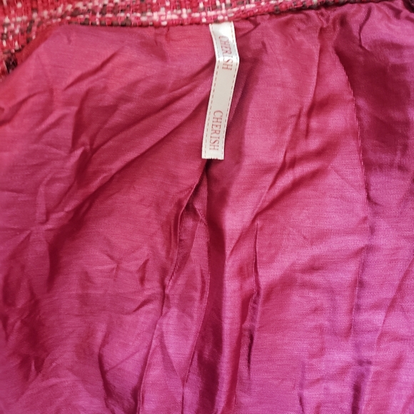 Vintage Pink button up trench coat - Picture 9 of 13